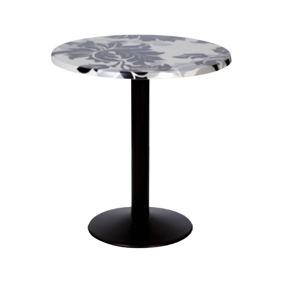 mobiliario-contract-mesa armazon fundicion hierro negro con base redonda 42cm